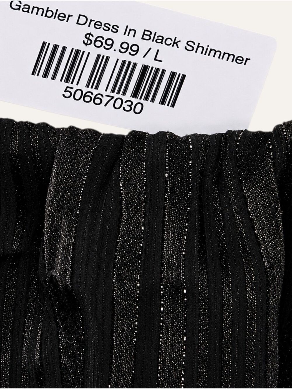 Andrée Black Shimmer Maxi Dress L Resort Chic Coastal Luxe Glam NWT - Picture 10 of 10